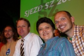 Zleva Ji koda, Martin Bursk, Damila Stehlkov a Josef Pova