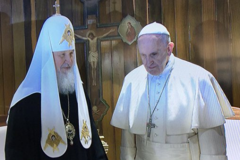 Patriarcha Kirill a pape Frantiek