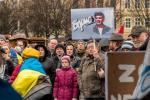 Pražský majdan uctil památku zavražděného kritika prezidenta Putina Borise Němcova