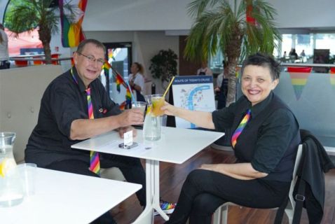 Prague Pride 2020. Ji Hromada a Damila Stehlkov 